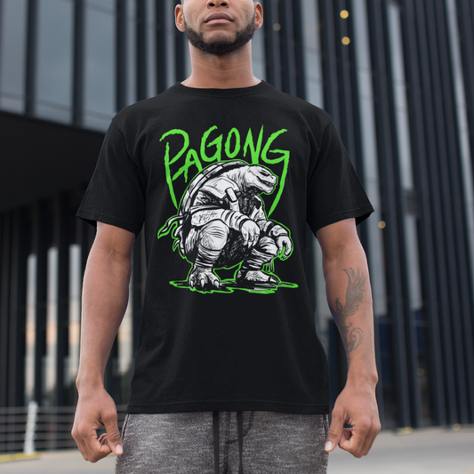 Pagong na Halimaw Black Tshirt