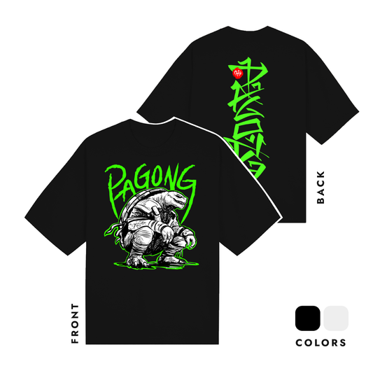 Pagong na Halimaw Black Tshirt