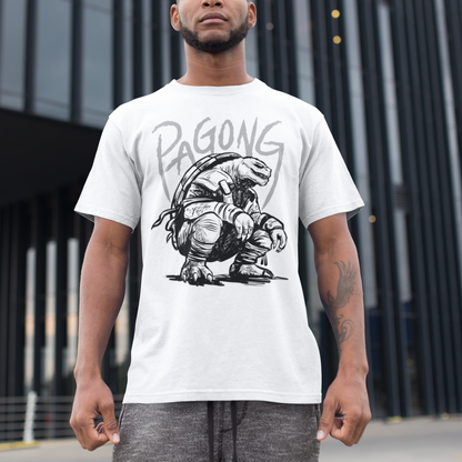 Pagong na Halimaw White Tshirt