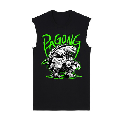 Pagong na Halimaw Black Raw Edge Shirt