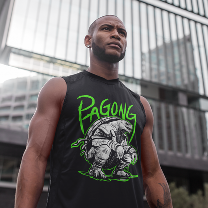 Pagong na Halimaw Black Raw Edge Shirt