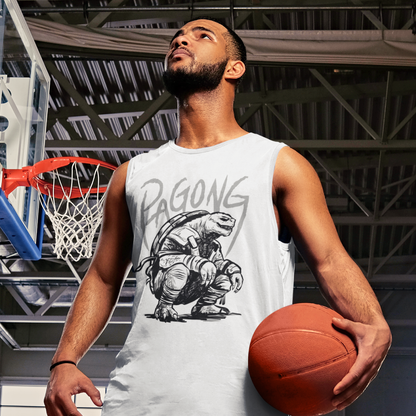 Pagong na Halimaw White Raw Edge shirt